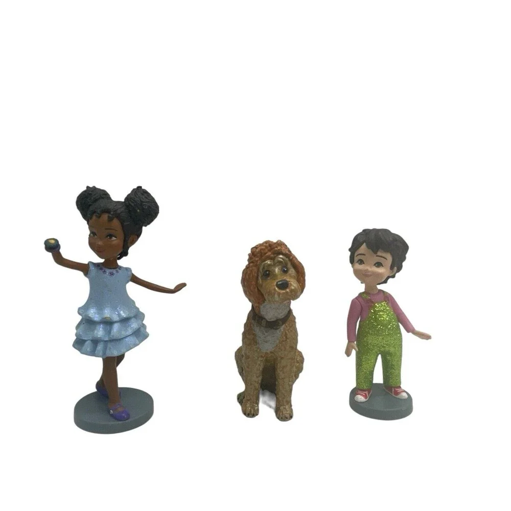 Lot of 4 Disney Junior Frenchy Dog, JoJo & Bree 3.5
